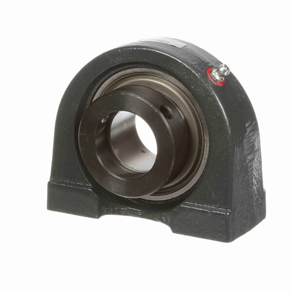 Mounted Cast Iron Tapped Base Pillow Block Ball Bearing, 52100 Bearing Steel, Eccentric Lock